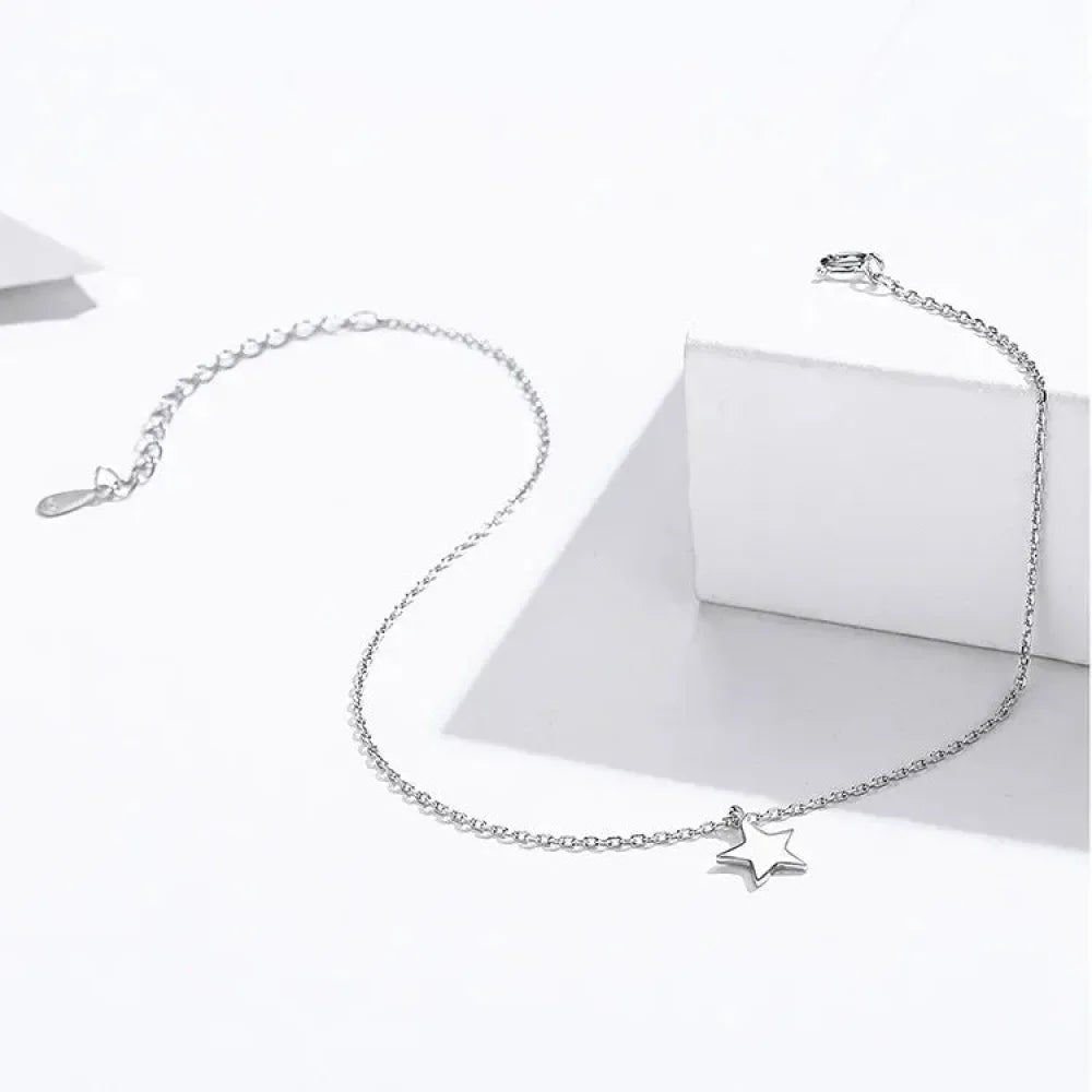 La Cheville Étoile Céleste en Argent Sterling 925