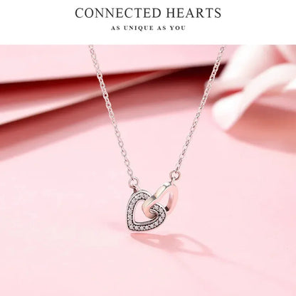 Collier avec pendentif cœur en argent sterling 925 - Cadeau idéal pour la Saint-Valentin