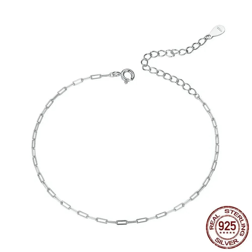 Bracelet chaîne câble en argent sterling 925 plaqué or