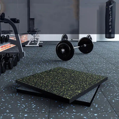 HAJEX Tapis de Sol Durs pour Salle de Sport - Lot de 6