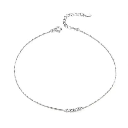 La chevillère à breloques essentielle en argent sterling 925