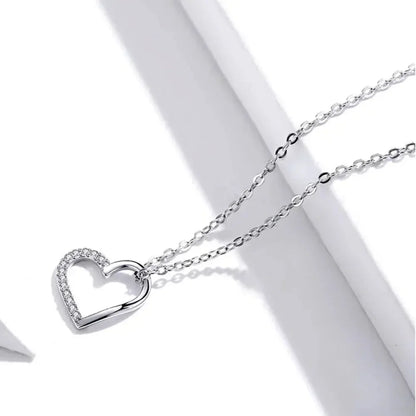 Collier à Chaîne en Argent Sterling 925 Véritable pour Femme - Bijoux Fins 46 cm