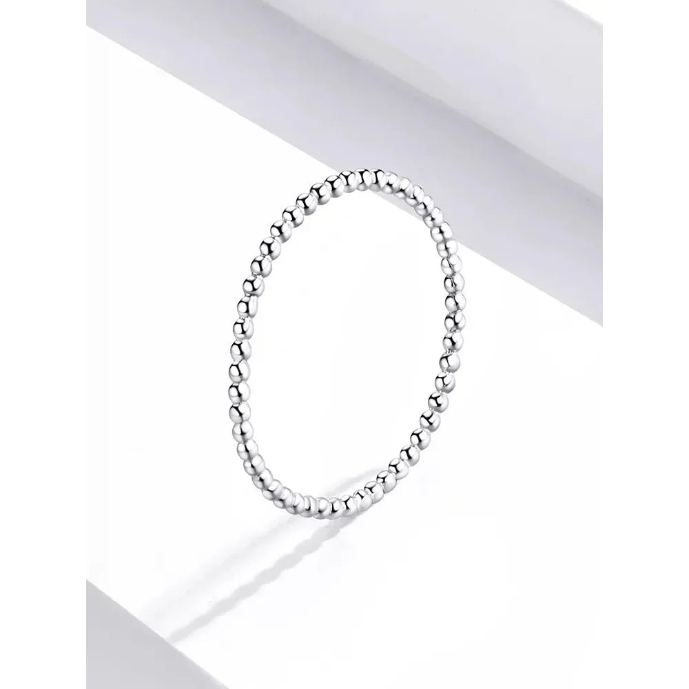 Bagues empilables en argent sterling 925 torsadées à texture tressée - Bijoux raffinés