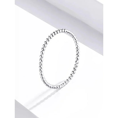 Bagues empilables en argent sterling 925 torsadées à texture tressée - Bijoux raffinés