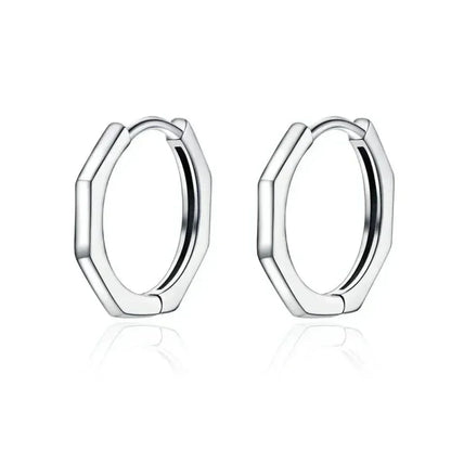 925 Sterling Silver Starlike Earrings - Minimalist Star Shape Ear Buckle for Women - Fashion jewelry SCE1136