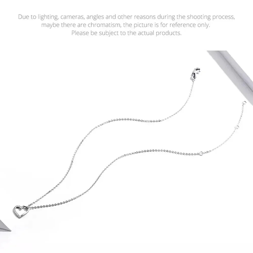 Collier à Chaîne en Argent Sterling 925 Véritable pour Femme - Bijoux Fins 46 cm