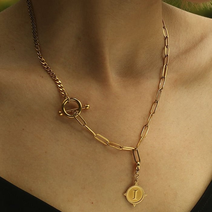 Gold Ornate Alphabet Letter Charms (A–Z) for Necklaces & Bracelets
