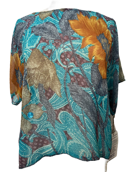PRG5504 Blouse fluide Sheer Avatar 100 % soie