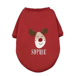 Pull de Noël personnalisé pour chien | Pull de fêtes personnalisé
