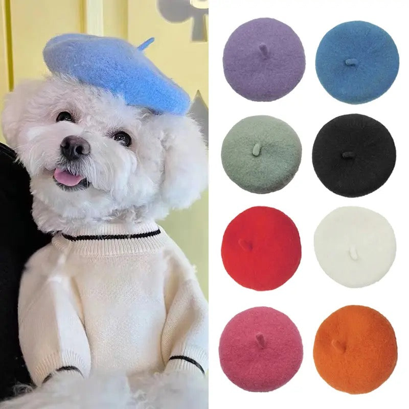 Paris Pup Dog Beret | Classic Dog Fashion Hat