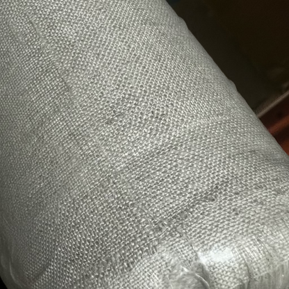 Rouleau de toile 100 % lin, grain fin, triple enduction
