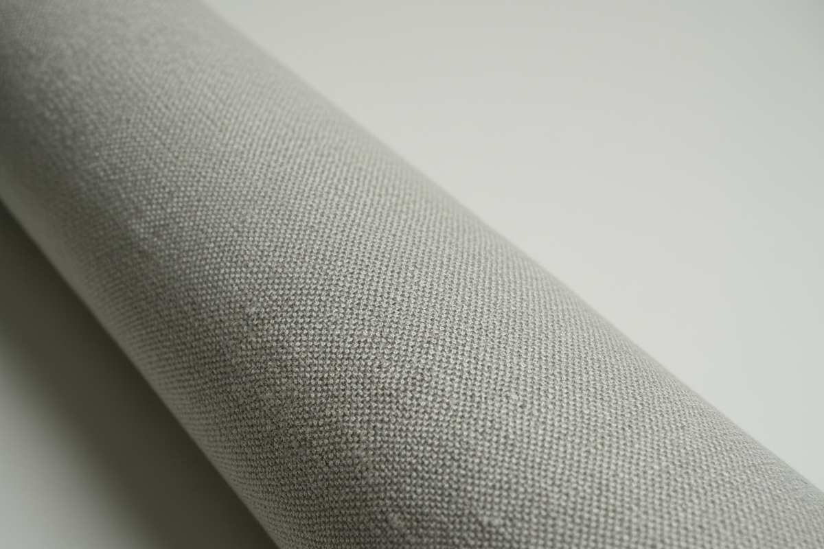 Rouleau de toile 100 % lin, grain fin, triple enduction