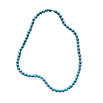 Single Strand Fabric Ball Necklace