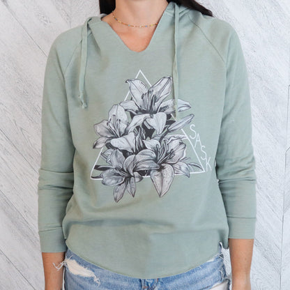 Kangourou de qualité supérieure noir et blanc Lily Triangle pour femmes | Vêtements Saskatchewan