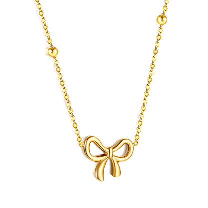 Collier Pendentif Nœud Charmant