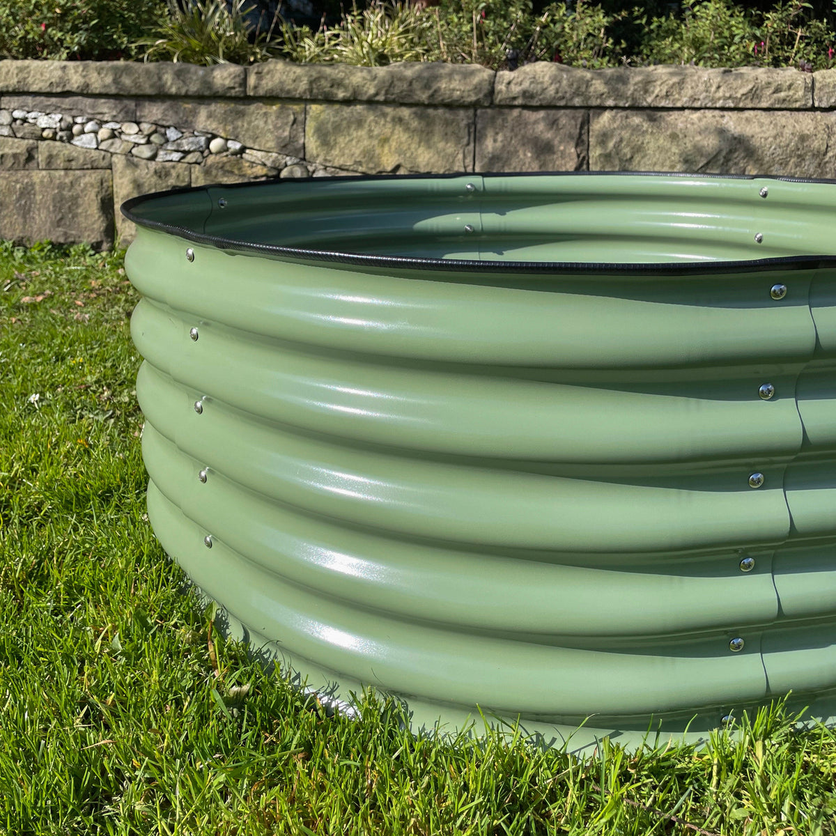 Kit de bac de jardin rond de 43 cm de hauteur