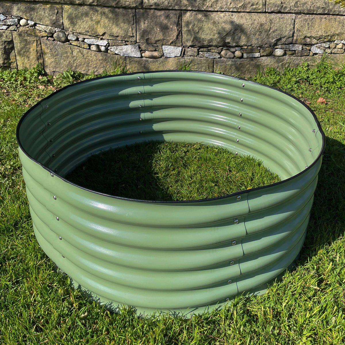 Kit de bac de jardin rond de 43 cm de hauteur