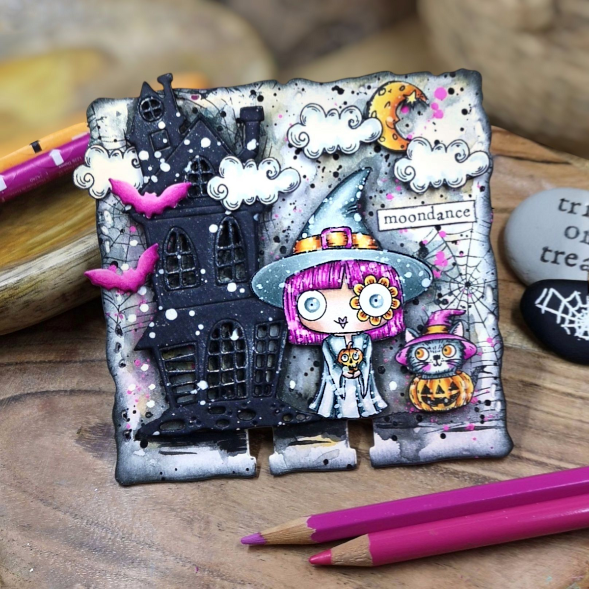 AALL and Create - Set de tampons A7 - Moonlight Mischief