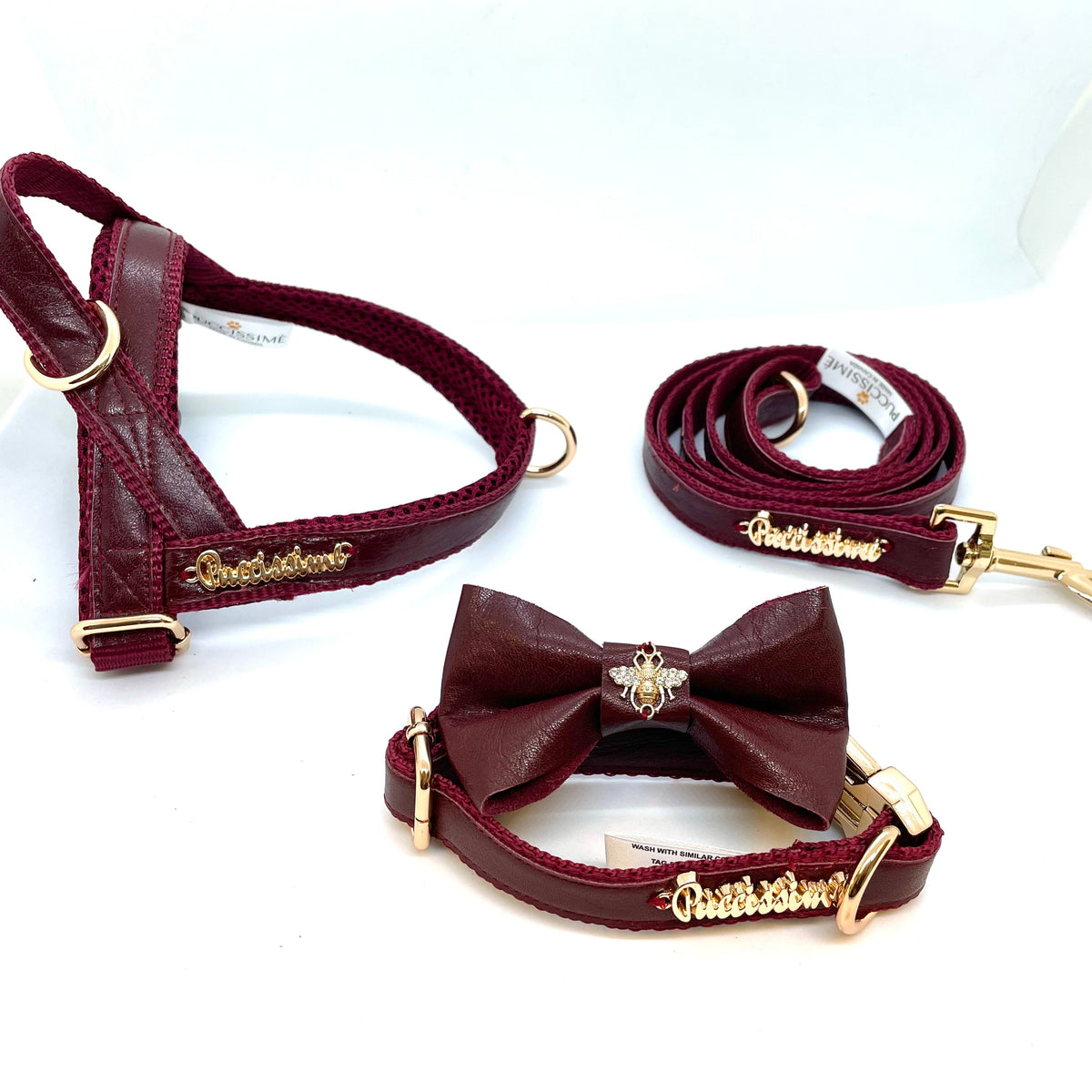 Collier en vin rouge