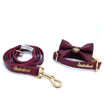 Collier en vin rouge