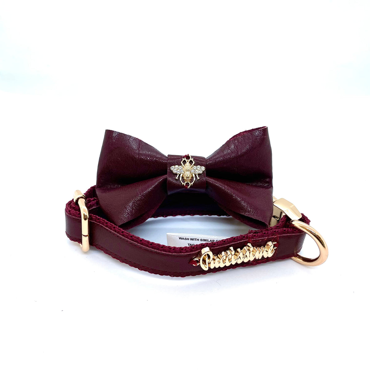 Collier en vin rouge
