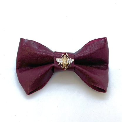 Collier en vin rouge