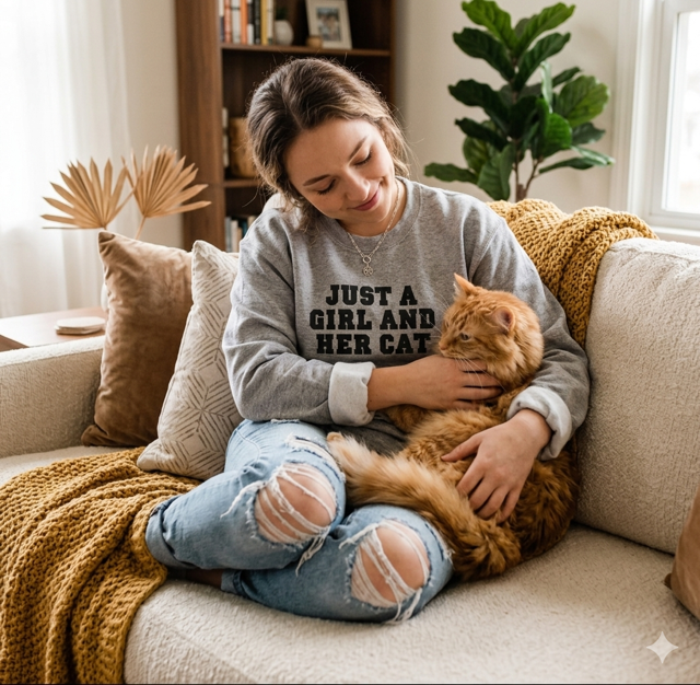 Just a GIRL and her CAT || ADULT