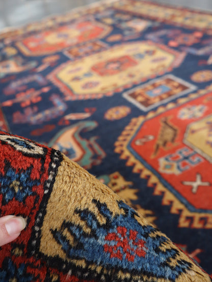 Persian Meshkin Rug | 4' 7"x 6' 9"