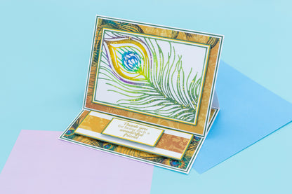 Graceful Plumes Luxury Linen Card Pack 8.5”x11”