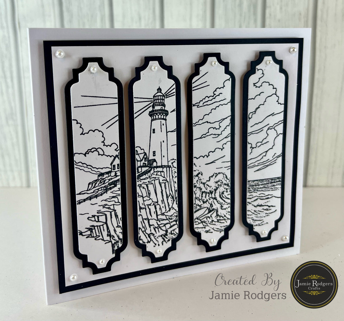 Jamie Rodgers Crafts Lighthouse A6 Clear Stamp Set