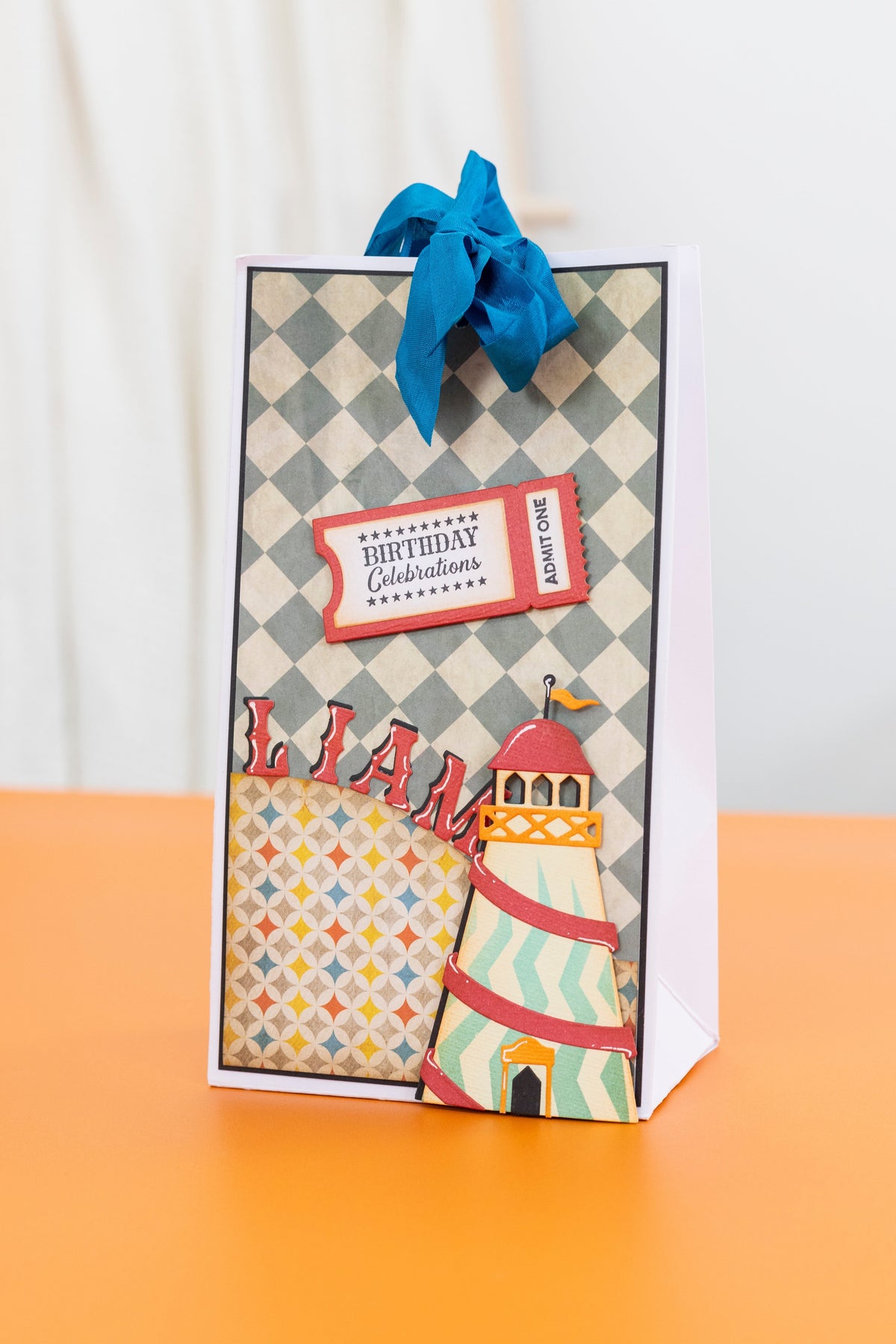 Tampon et matrice Vintage Carnival - Ticket Fun