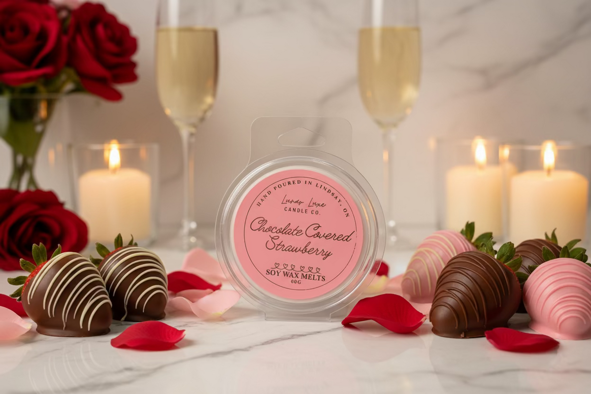 Fondant parfumé Fraise Enrobée de Chocolat