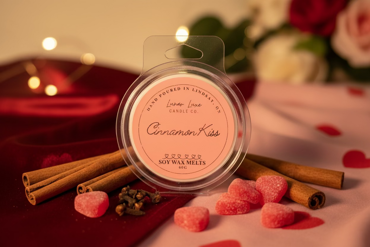 Galet de cire parfumée « Baiser de cannelle »