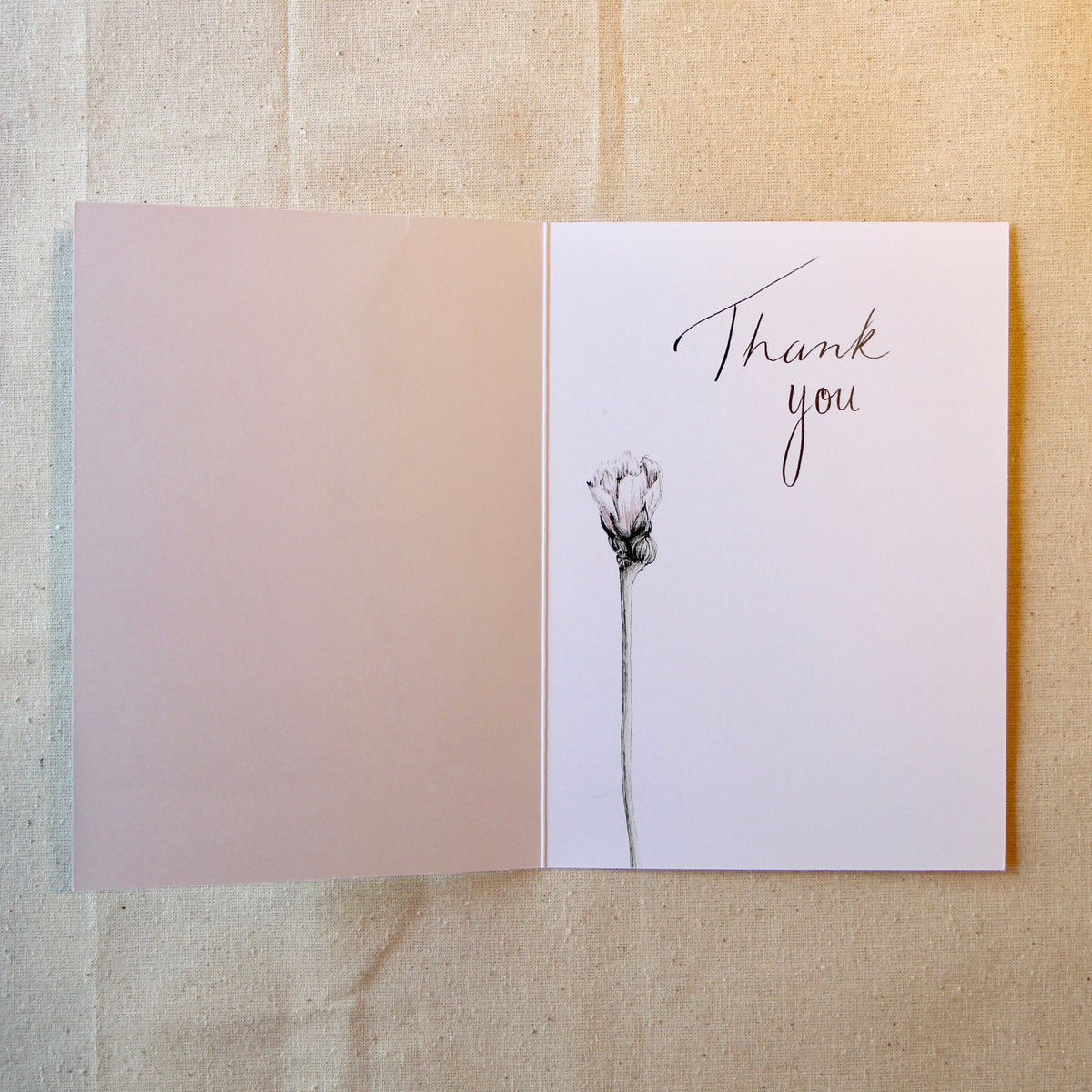 'Thank You' Flower Card