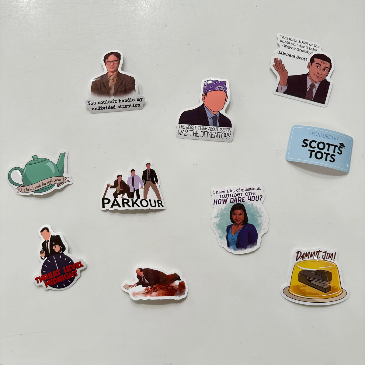 Les autocollants de bureau