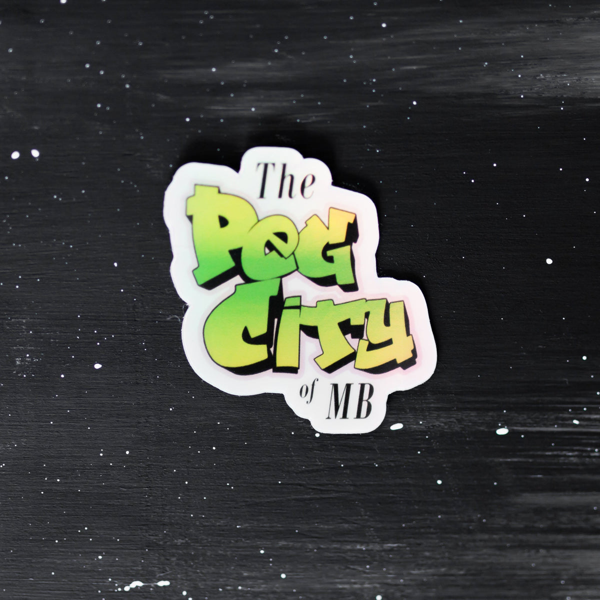 Peg City Sticker - Non-Holo