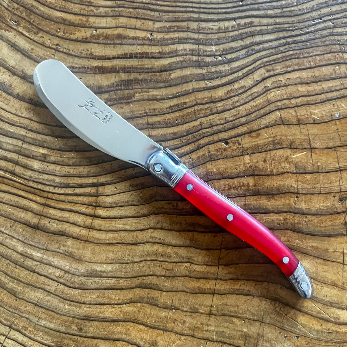 Couteau à beurre Laguiole ®, Rouge