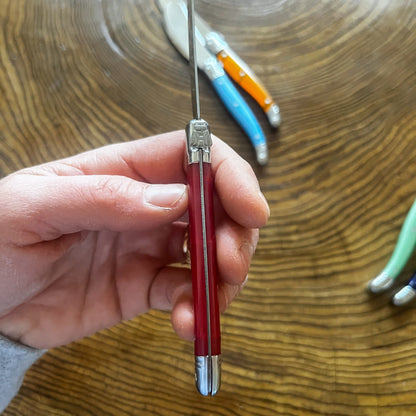 Couteau à beurre Laguiole ®, Rouge