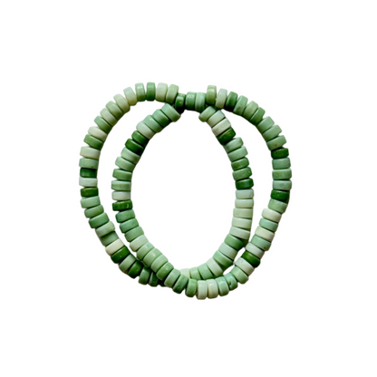 Bracelet double rang de perles de verre