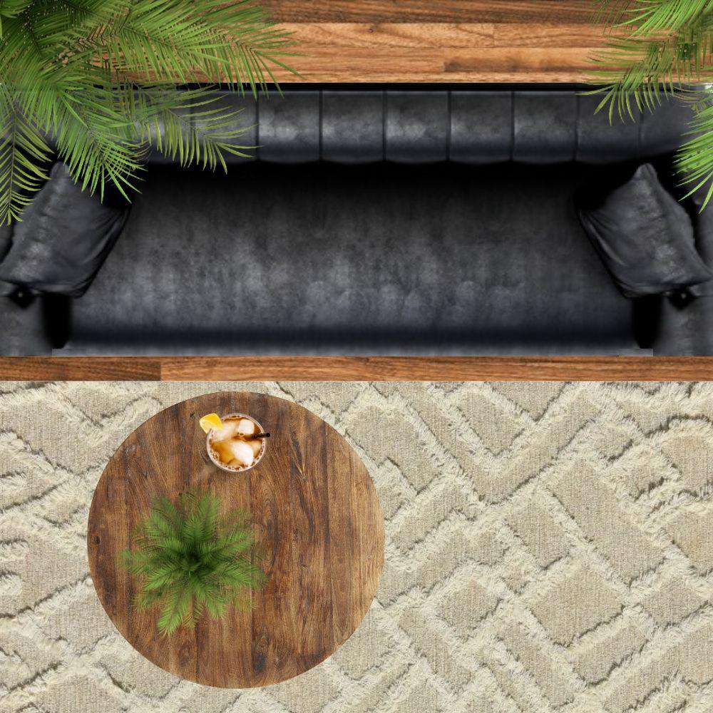 Tapis en laine tissée Iris 6X9