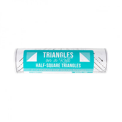 Triangles on a Roll Triangles semi-carrés finis de 5,7 cm