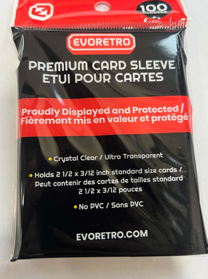 Protège-cartes EVORETRO pour cartes Pokémon ou sportives (Penny Sleeves)