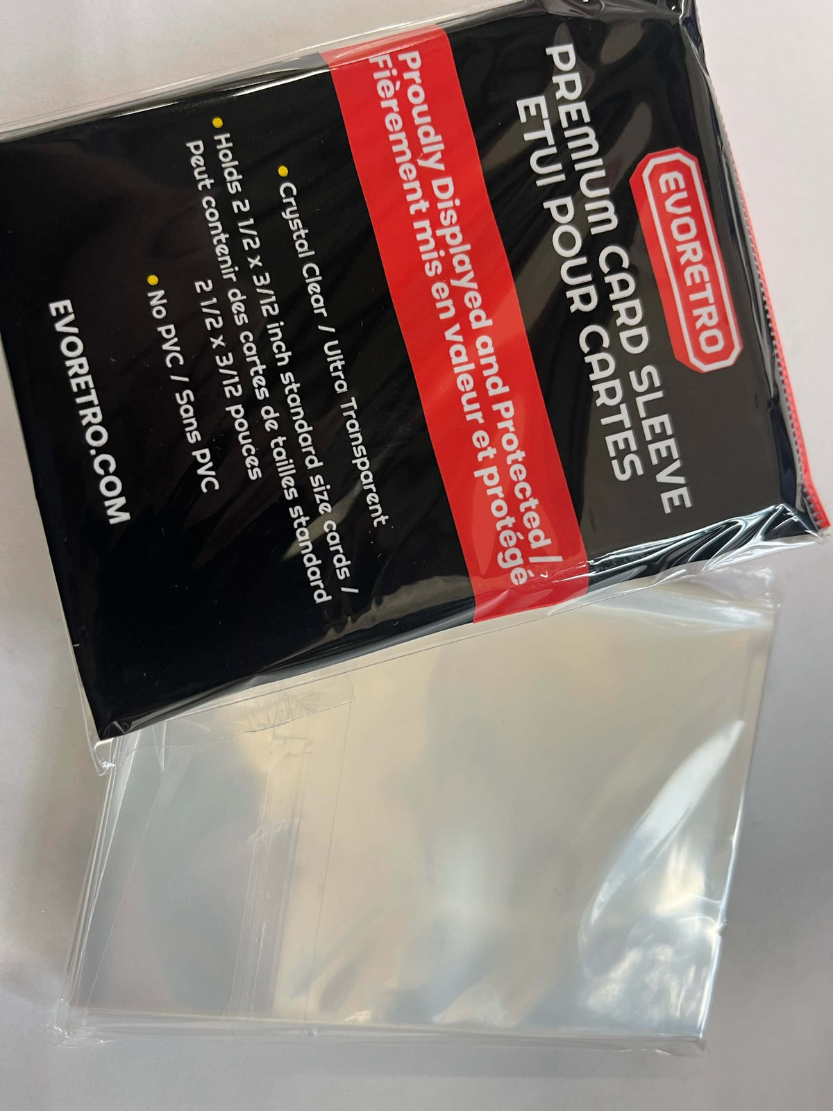 Protège-cartes EVORETRO pour cartes Pokémon ou sportives (Penny Sleeves)