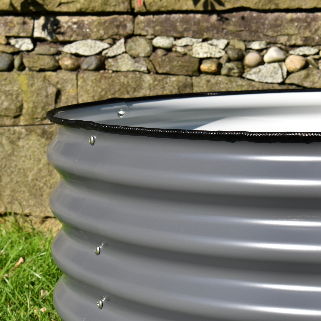 Kit de bac de jardin rond de 43 cm de hauteur