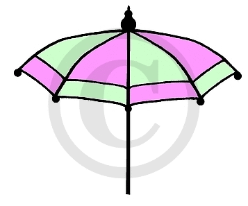 Tampon encreur Frog's Whiskers - Parasol