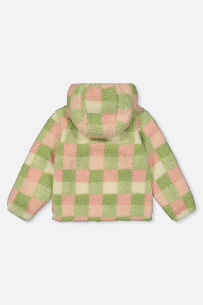 Baby Reversible Mid-Season Jacket Pale Dusty Pink