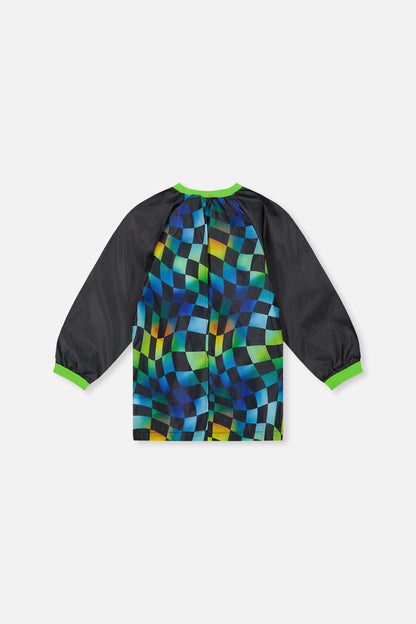Apron Blue Checkered Print