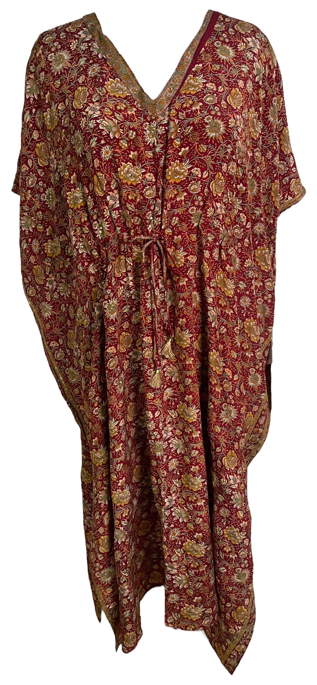 PRC6765 Caftan maxi en pure soie Avatar