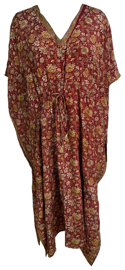 PRC6765 Caftan maxi en pure soie Avatar