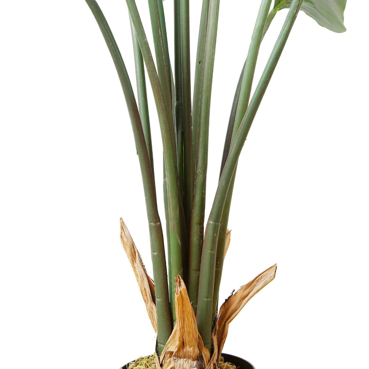 Javi Plante Artificielle en Pot avec Feuilles de Spathiphyllum 130 cm